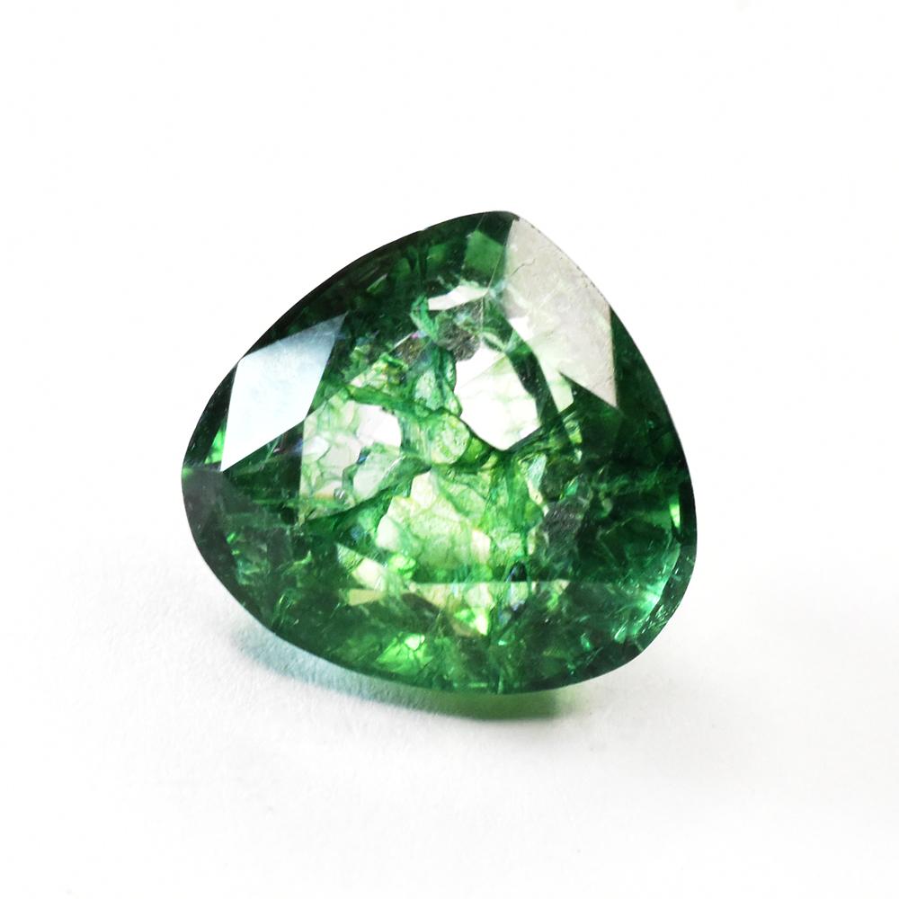 8.65 Ct CERTIFIED Natural Green Emerald Pear Cut Loose Gemstone Best For Gift