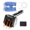 DYS Cordless Electric Grill Brush, Bristle Free BBQ Cleaning Brush with Roller, Rechargeable Stainless Steel Grate Scraper for Outdoor Grid