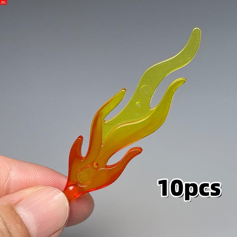 Non-Toxic Moc Bricks Flame Feather Fire 85959 6126 64647 Building Blocks Figure Diy Toys For Children Dolls Gifts