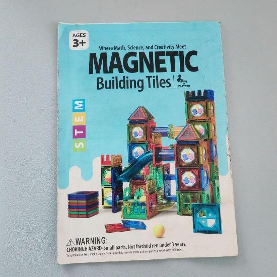 Large Color Window Magnetic Sheet Loose Magnetic Building Block Supplement Bag Magnetic Children'S Educational Toys Magnetic Attraction