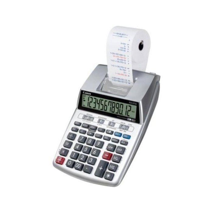 Calculatrice imprimante - CANON - P23-DTSC - 12 chiffres - Grand écran LCD - Portable bicolore