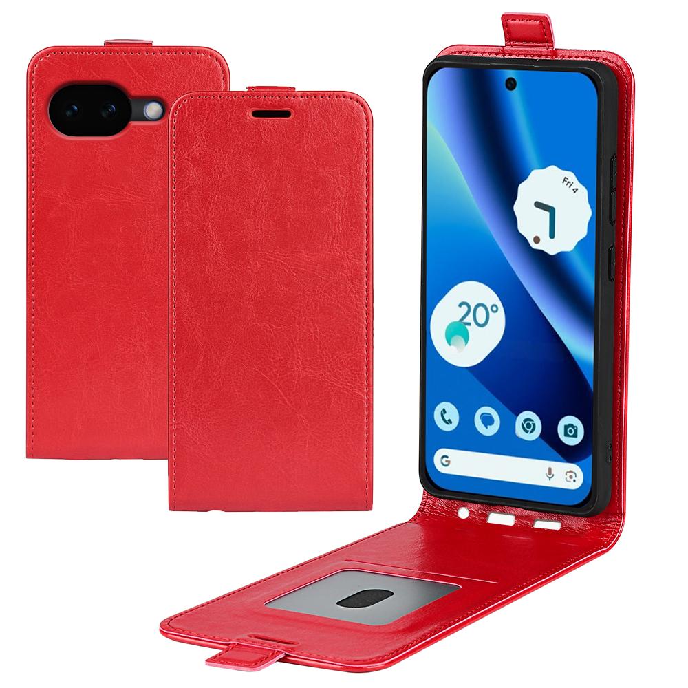 For Google Pixel 10a Case with Card Slots Vertical Flip Leather Phone Cover