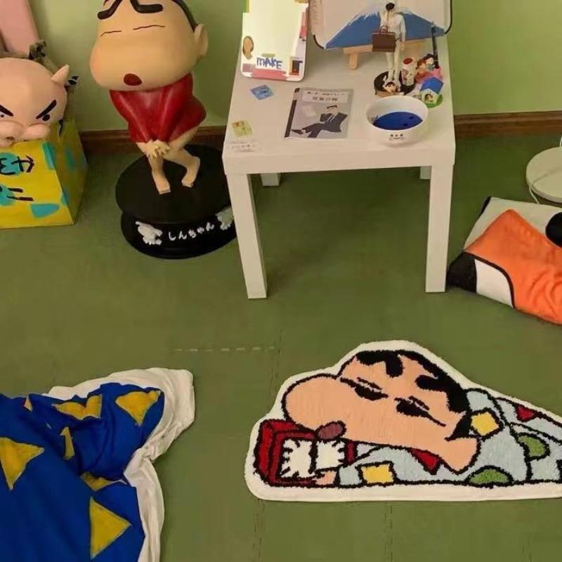 Imitation Cashmere Carpet Household Special Shaped Bedroom Decorative Floor Mat Bathroom Absorbent Foot Mat