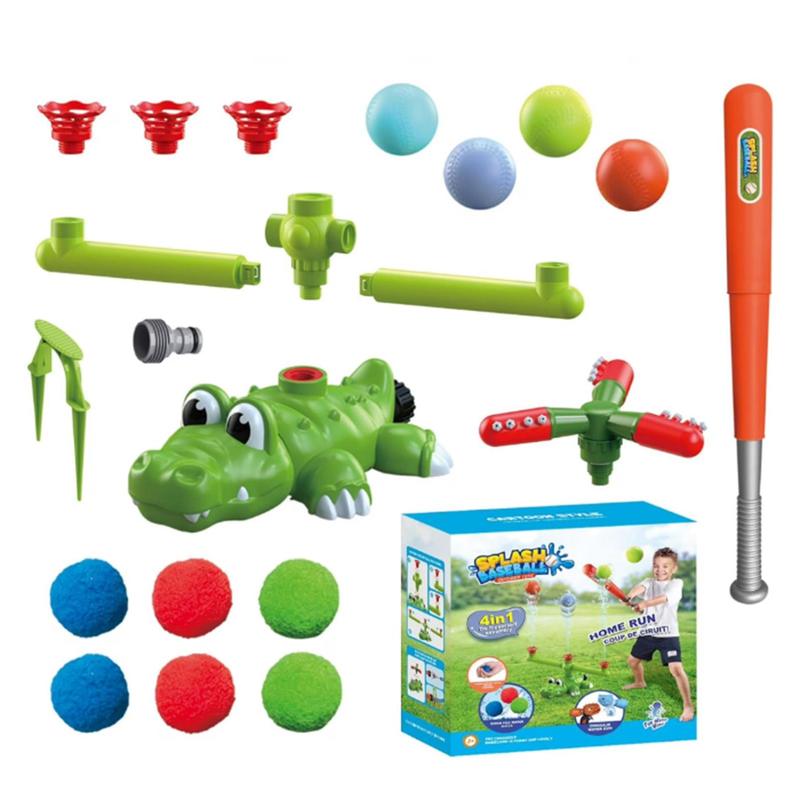

Summer Garden Water Play Toys, Outdoor Baseball Catapult Rocket Sprinkler, Garden Water Sprayer For Children. One Size зелёный