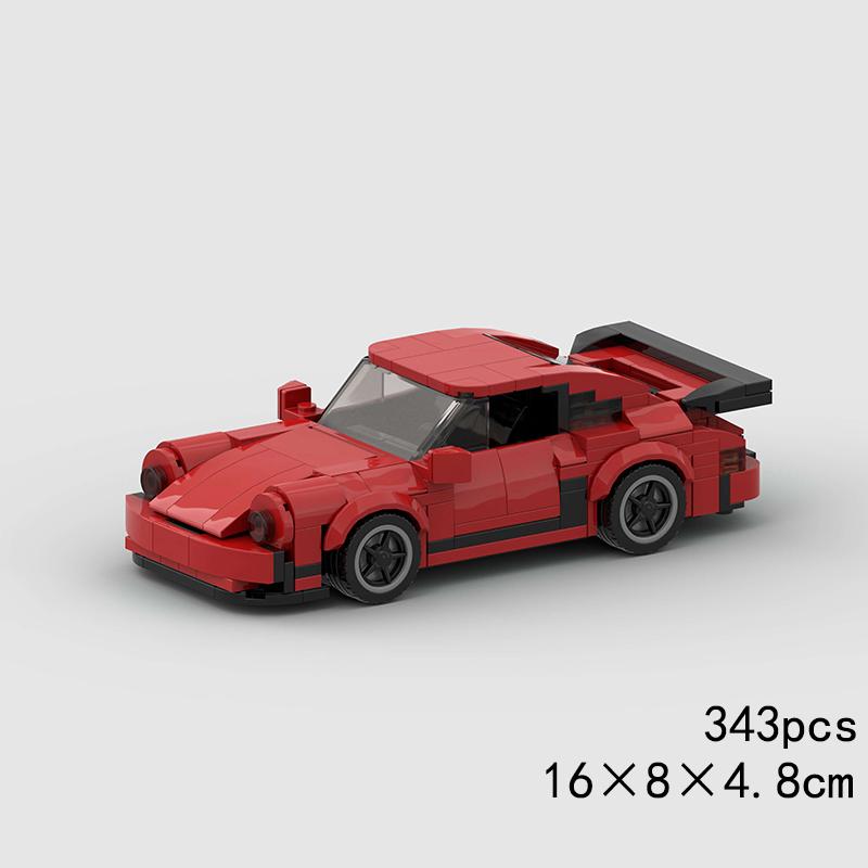 MOC Viteză Sport Super Mașină de Curse Model Blocuri de Construcție Cărămizi DIY Oraș Tehnic Raliu Mare Vehicul de Curse Cadou de Crăciun Jucărie