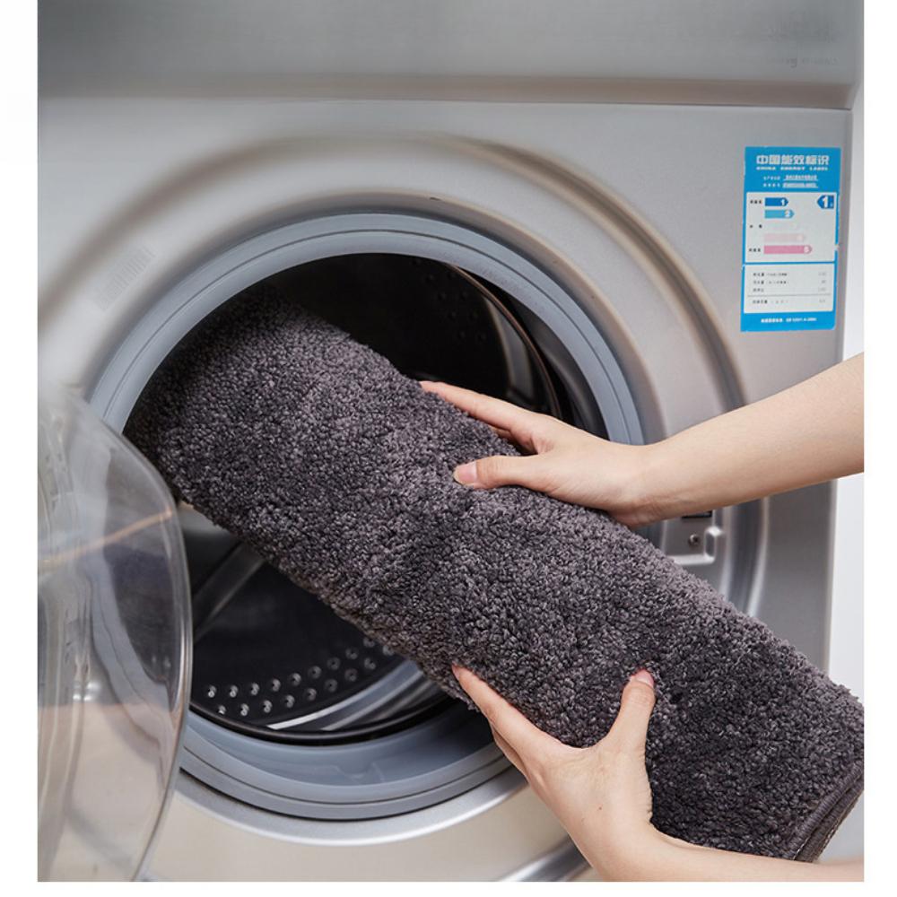 Коралловый флисовый тисненый коврик для ванной комнаты из кашемира — фото 15