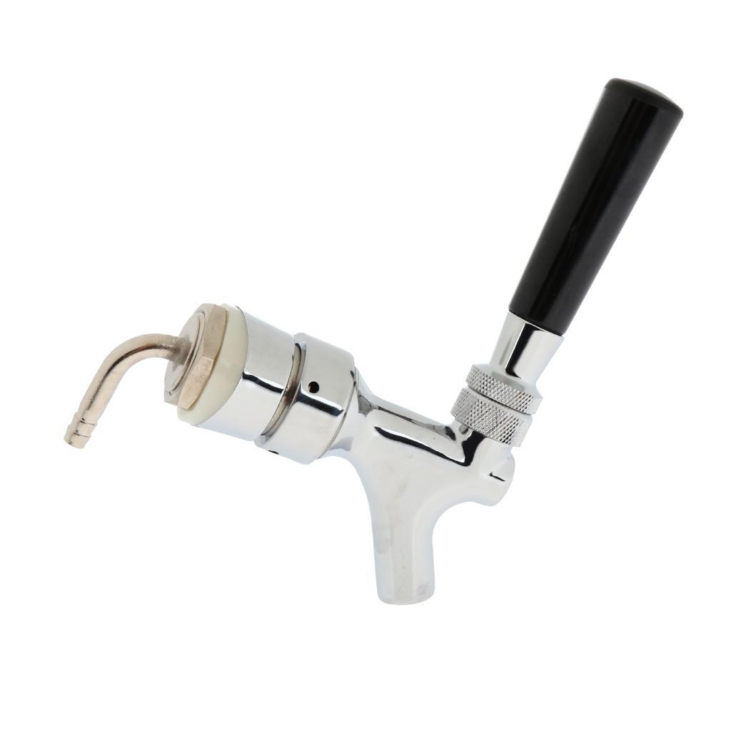 Draft Beer Faucet Bar Flow Control Tap Chrome Plated