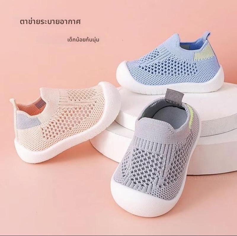 Summer Baby Walking Shoes: Soft Sole, Non-Slip Mesh, Breathable.