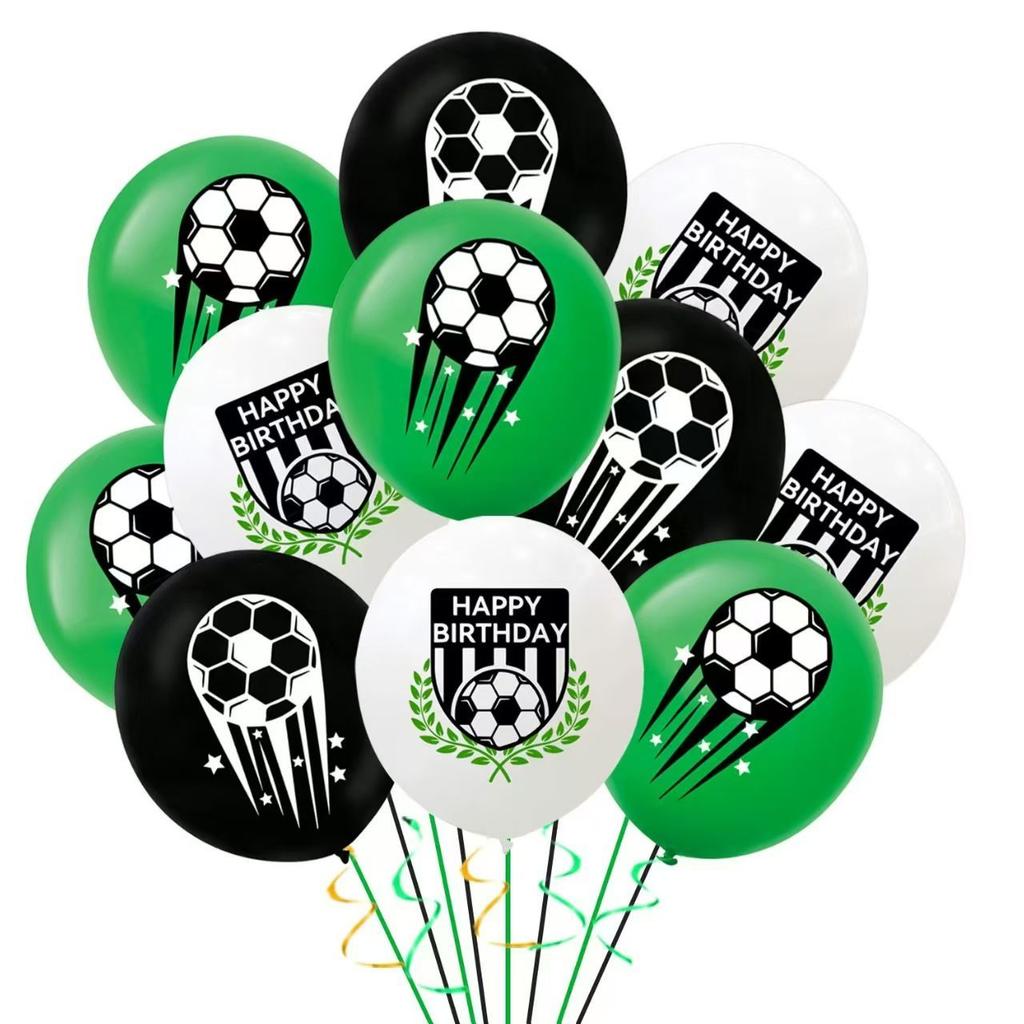 18 Pieces of World Cup-themed Football Balloons, Children's Cartoon Football Pattern Balloons