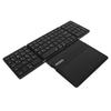Foldable Bluetooth Keyboard Low Latency Bluetooth 5.1 Full Size Keyboard with Large Touchpad for IOS for Android for