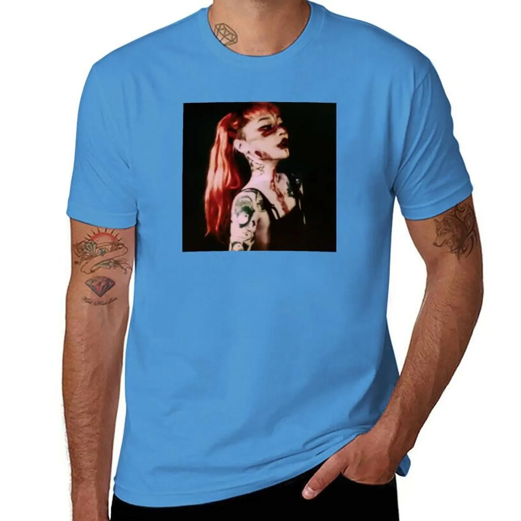 Yeule Don't Be So Hard On Your Own T-Shirt plus sizes anime sports fans heavyweight t shirts for