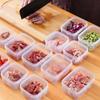 Transparent Plastic Preservation Box With Lid Refrigerator Crisper Food Containers Microwave Oven Safe Seal Food Storage Box