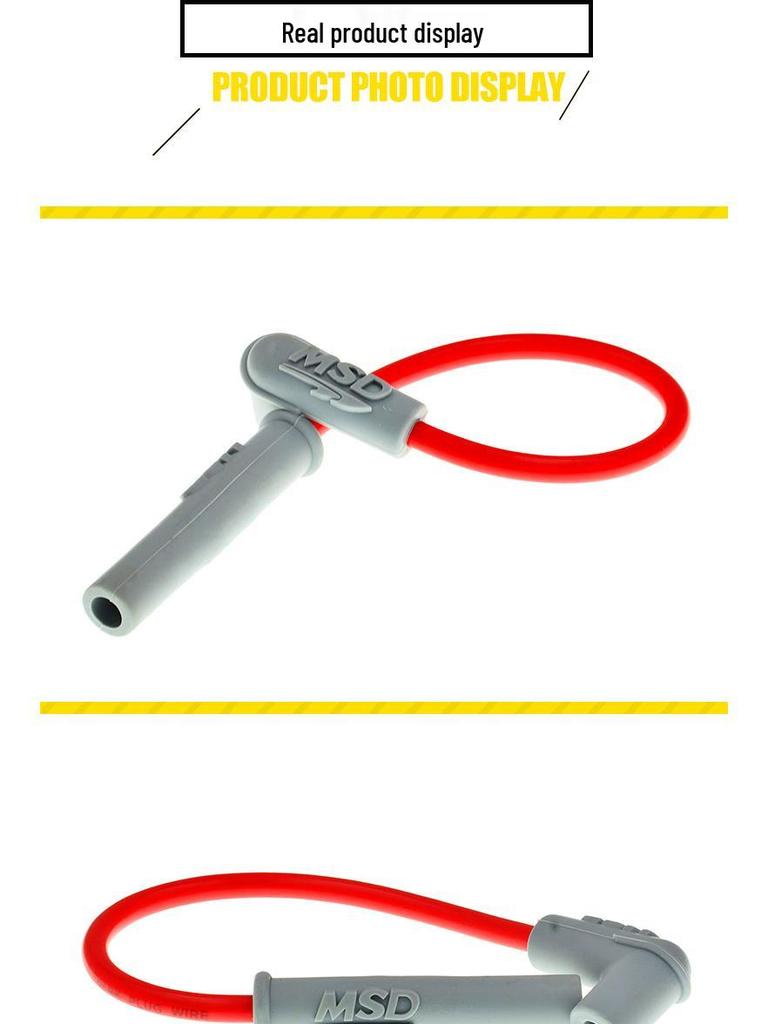 Japanese MSD High Voltage Off-Road Spark Plug Cap and Ignition Line for Motorcycles