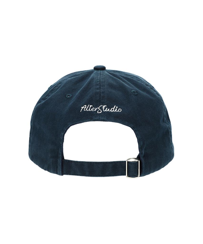 ALTER STUDIO Washed Newold 5-Panel Cap_Navy