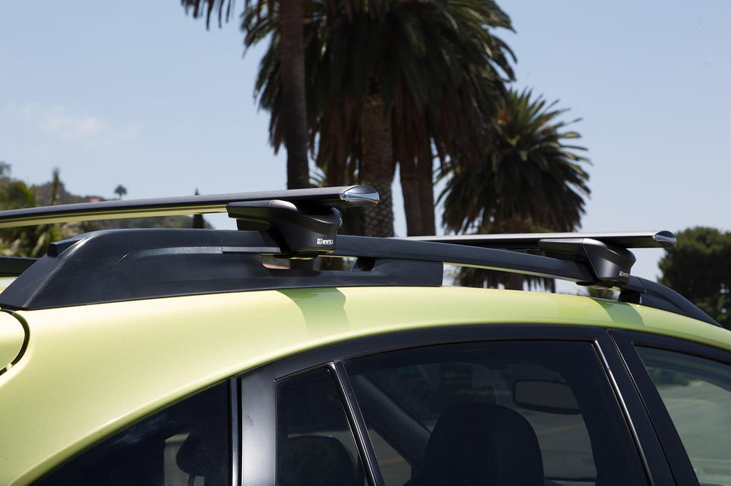 Carmate inno Aero Base Stay Roof for Roof XS150 Carrier, Thru-Type, Rails,