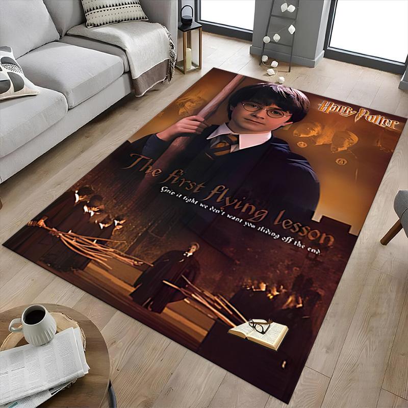 1pc Harry Potter The first flying lesson Carpet, for Home & Office Decor, Desk Chair Carpet, Festive Gift,Conference Room CarpetL1232