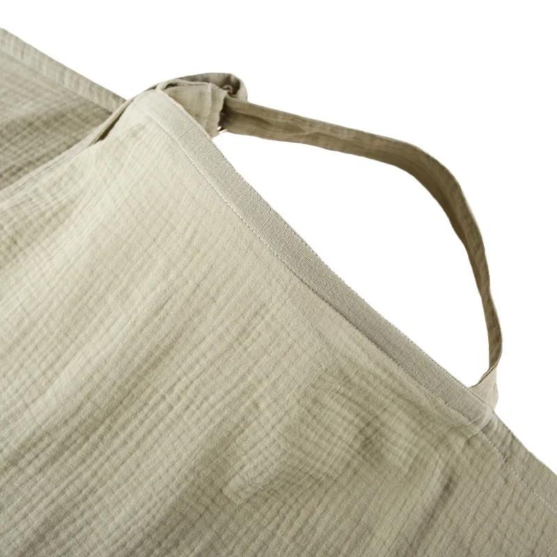 Breathable Breastfeeding Cover For Baby Breastfeeding Cotton Muslin Nursing Cover Apron Outdoor Privacy Mother Nursing Cloth