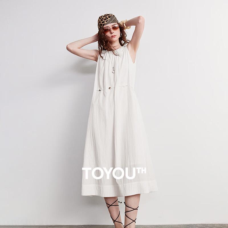 Chuyu Women s Watercolor Gradient Print A-Line Dress S