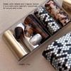 Amber Snake Nail Transfer Stickers: Autumn/Winter Retro Style with Irregular Texture Pattern