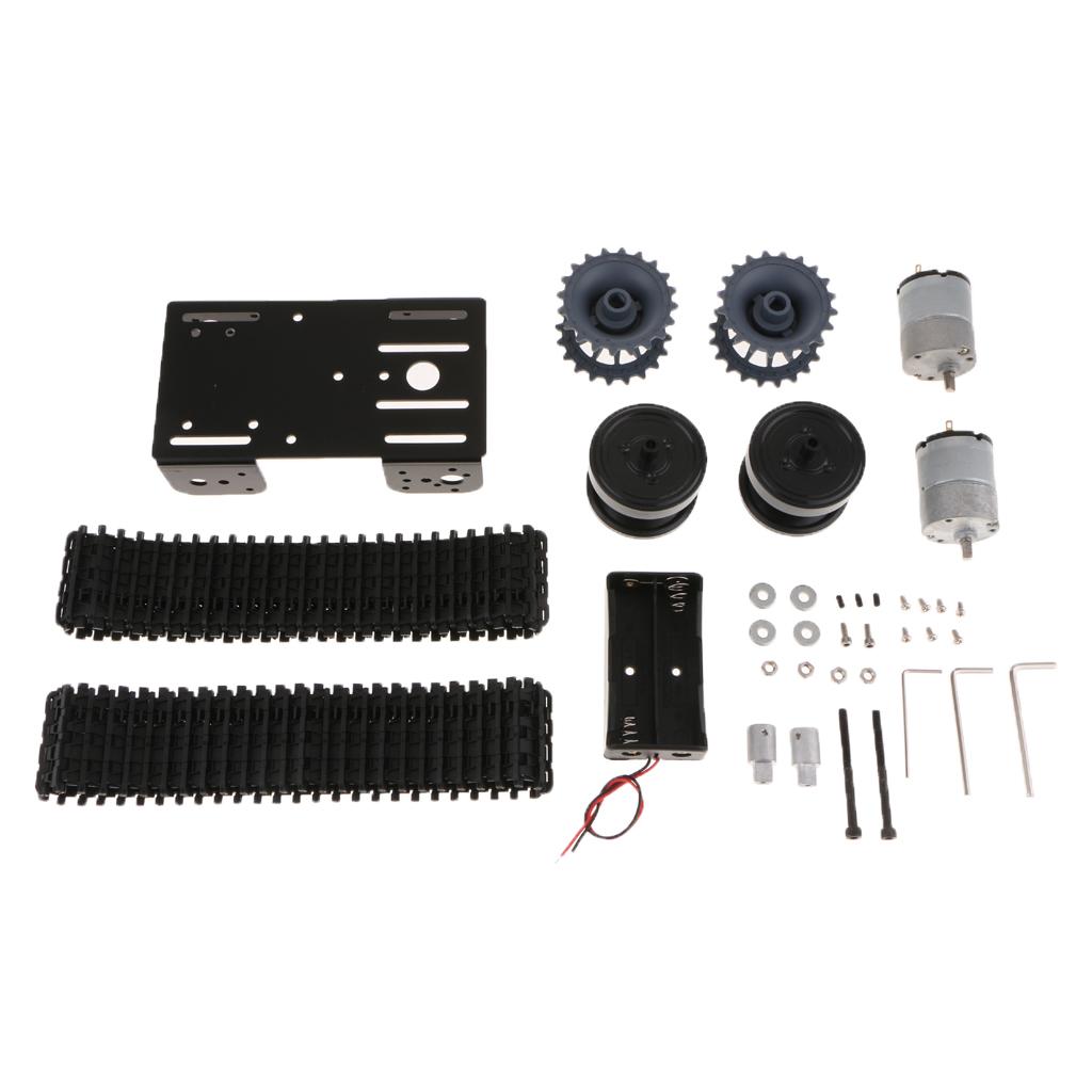 DIY 1 Robot Chassis Tank for With Crawler Motor