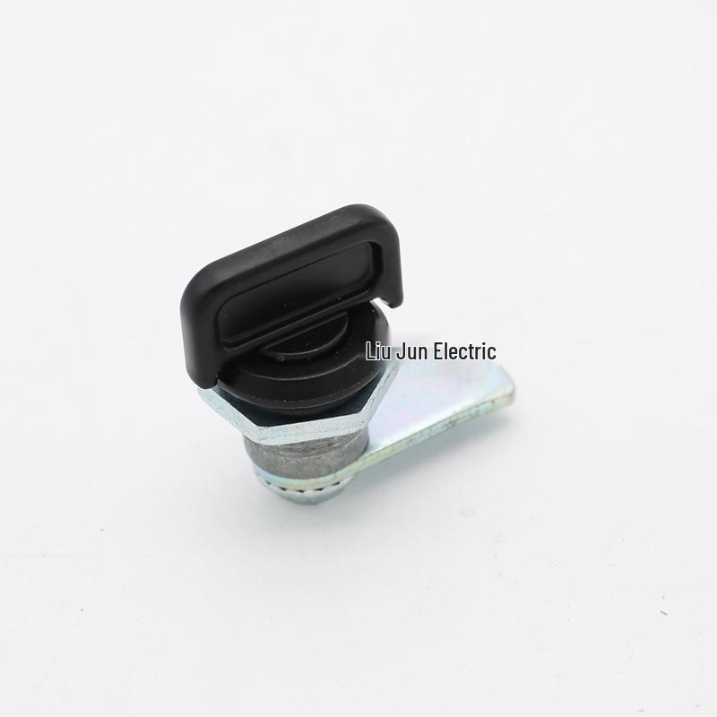 Black Rotary Cam Lock MS845-3 - Industrial T-Handle for Electrical and Chassis Cabinets