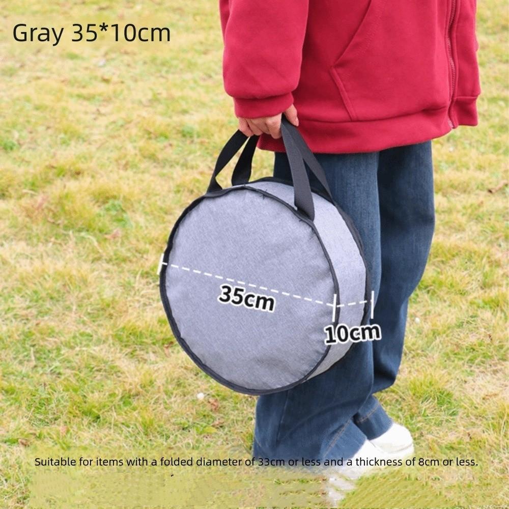 Multi-Functional Storage Bag Round Handheld Plate Bag New Household Organizer  Cam Tent