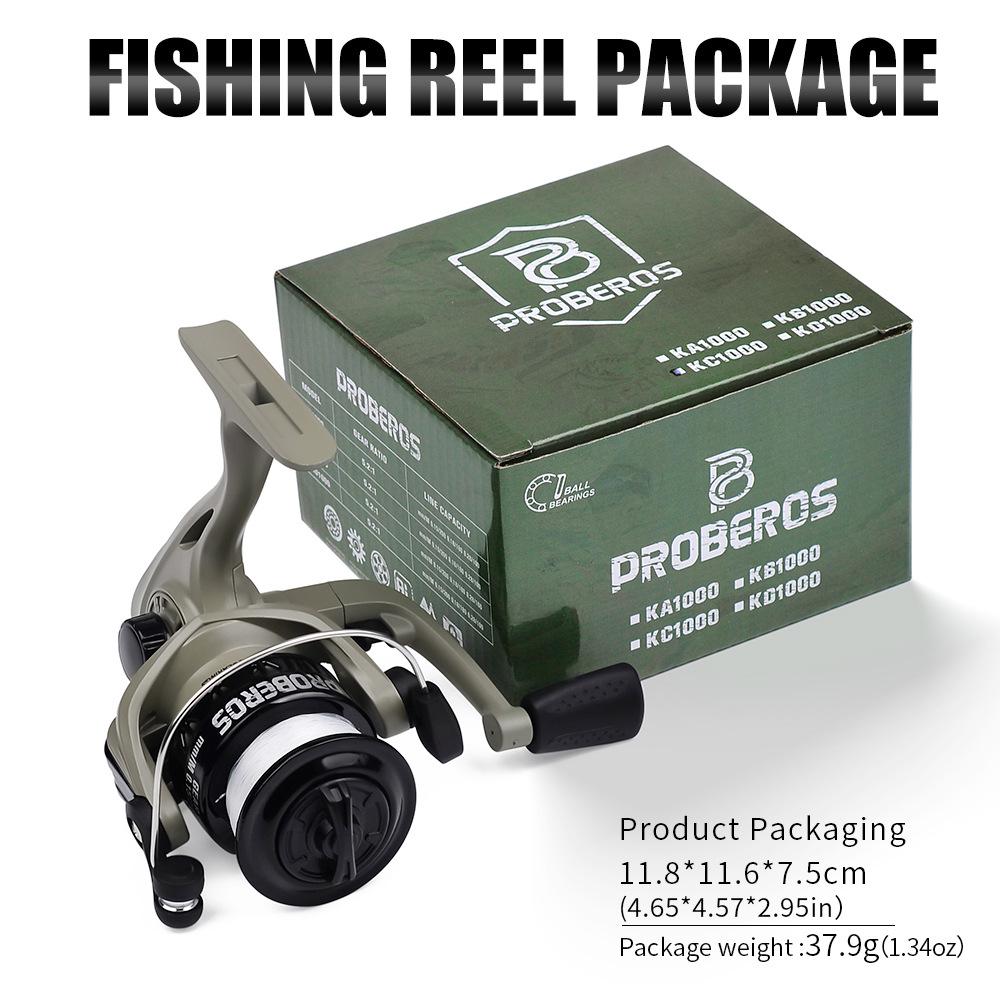 Ultralight 1000 Series Lure Spinning Reel for Beginners - Ideal for Sea Fishing