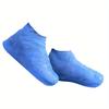 1pair Waterproof Silicone Rain Boot Covers - Reusable, Non-Slip Overshoes for Outdoor Use On Rainy Days