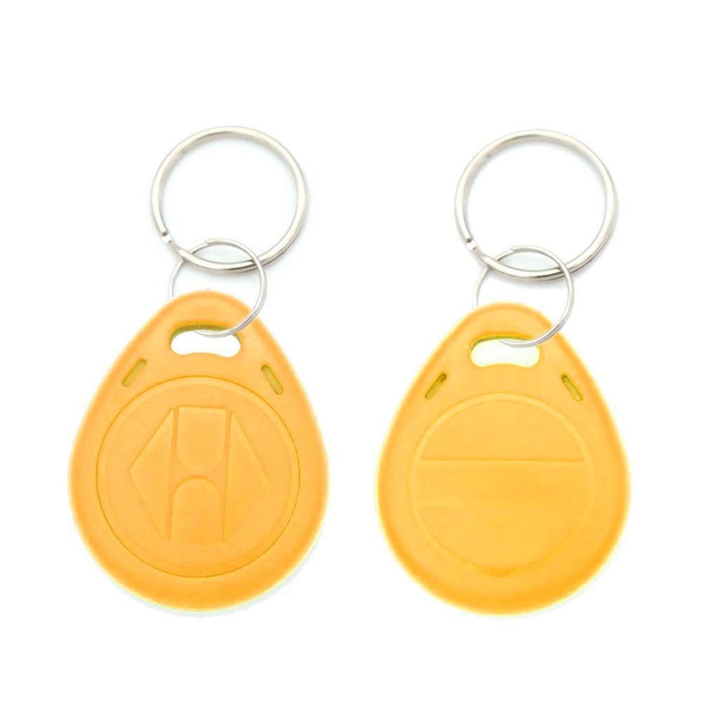 10Pcs Key Fob Access Control Card Proximity Chip RFID Tags Access Card ID Badge Keyfobs Token Ring