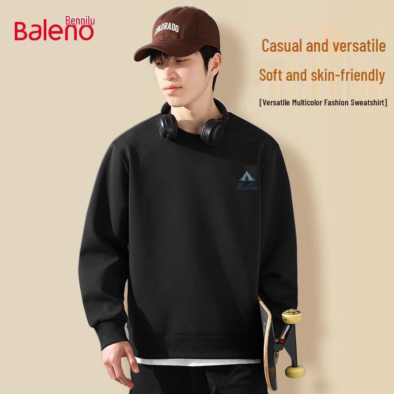 Baleno Men's Crewneck Relaxed Fit Sweatshirt