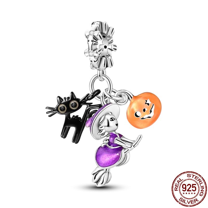 Copper Couple Lovers Sisters The Swing Pendant Charms Fit Original Bracelet Diy Bead Women Jewelry Gift