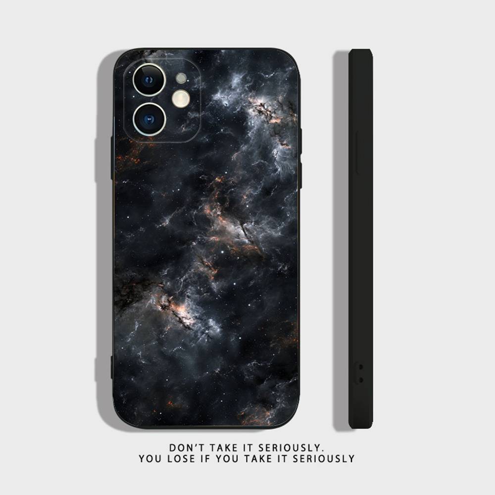

Space For Galaxy Universe Phone Case For iPhone 17 16,15,14,13,12,11,Pro,XS,Max,XR,Plus,Mini Soft Silicone Black Shockproof iPhone15