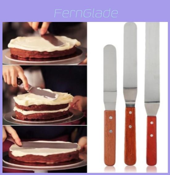 Thickening Cream Various Spatula Curved Scraping Cake Mounting Baking Tools