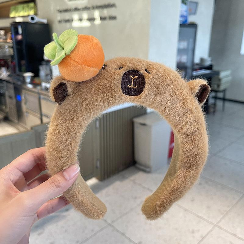 

Headbands Style Cute Fruit Animal Decoration Capybara Accessories Hair Orange