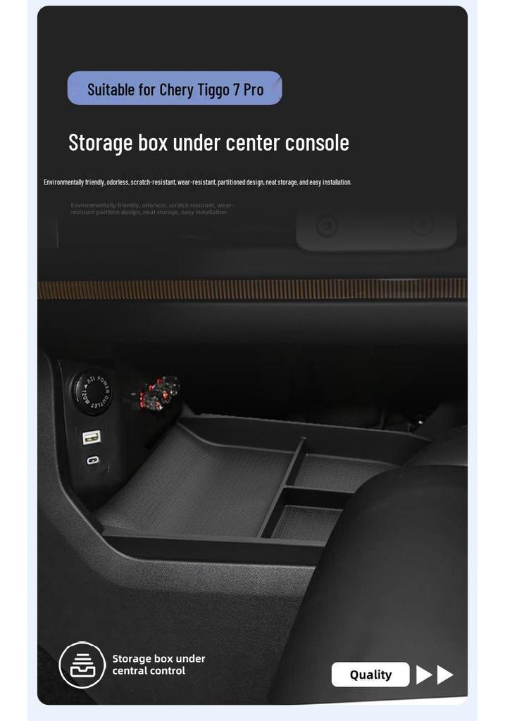 Jetour Zongheng G700 Center Console Storage Box for 2025-2026 Models
