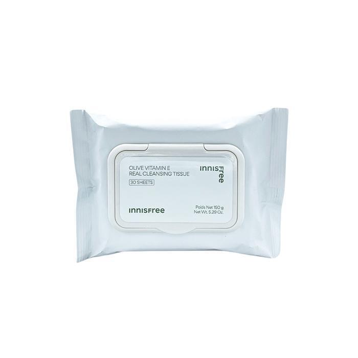 

[Innisfree] Olive Vitamin E Real Cleansing Tissues, 30 Sheets (41366309) 30 cleansing tissues