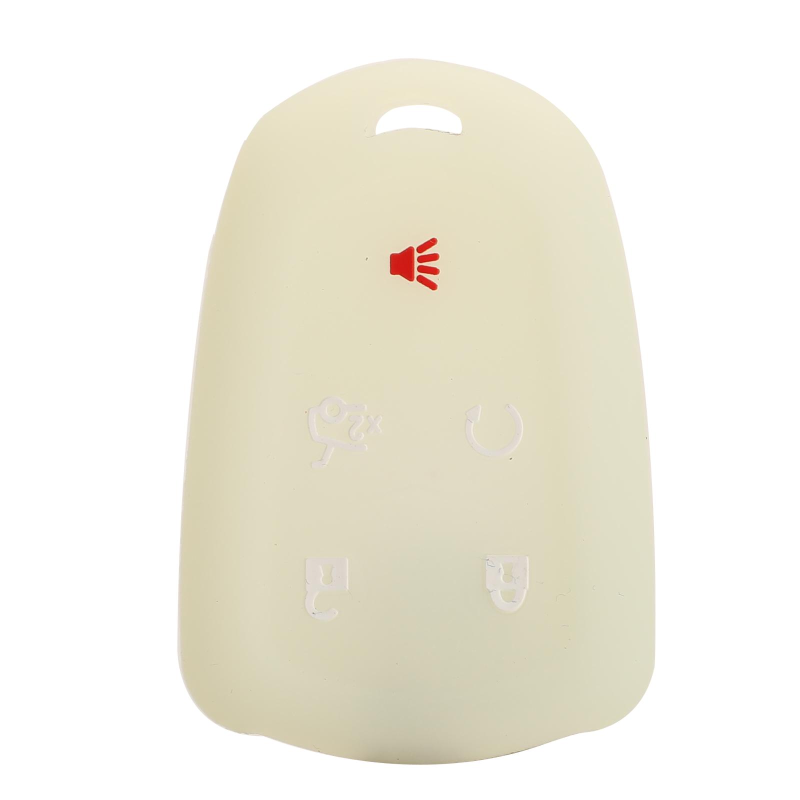 

jingyuqin 3/4/5/6 кнопок смарт-пульт дистанционного управления автомобилем оболочка для Cadillac SRX CTS ATS XTS Escalade ESV Keyless Case FOB замена белый