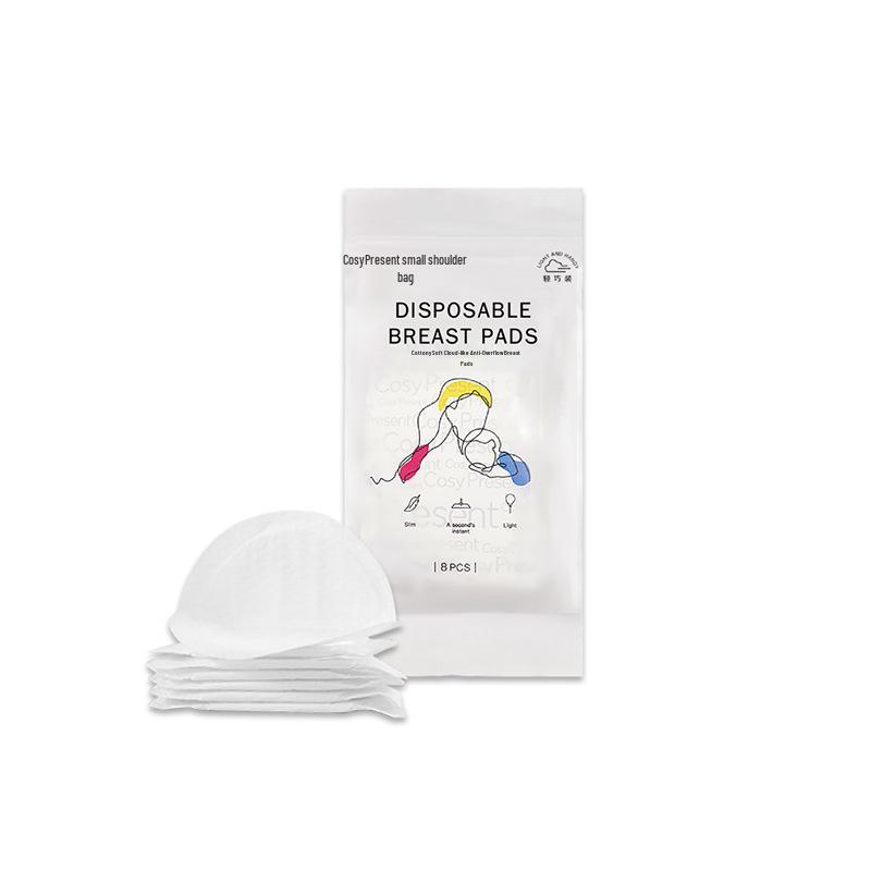 Almofadas de Amamentação Descartáveis Ultra-Finas Respiráveis Anti-Vazamento para o Verão - Almofadas para Mamilos Macias de Algodão à Prova de Vazamento