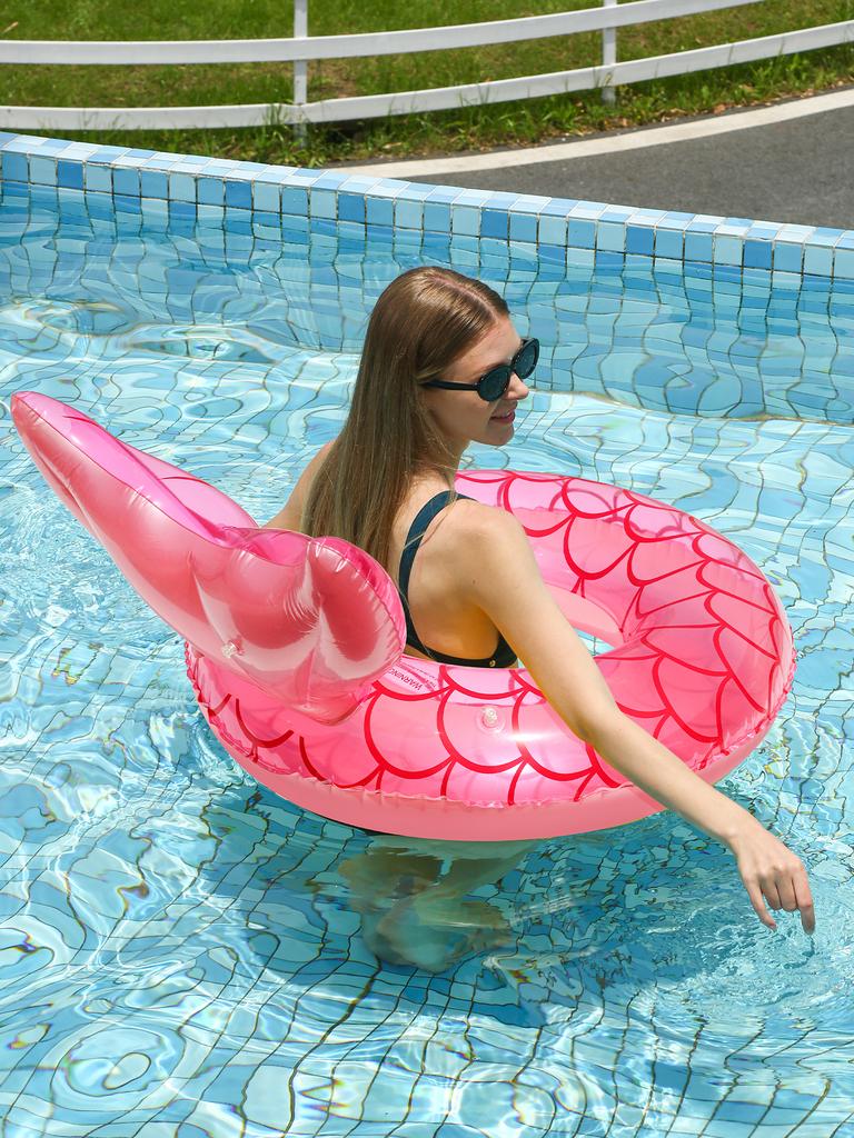 1PC Mermaid Tail Swim Ring, Cute and Fun Pool Float, Outdoor Pool and Beach Float, Party Float