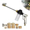 Garden Hose Nozzle High Pressure Nozzle, Heavy Duty Car Wash Booster with Foam Cannon, Adjustable for Washing Sprayer, Gardening Yard Cleaning Washer