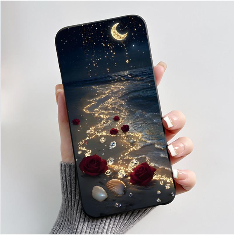 For Nokia 105 106 4G 2023 Case Cute Heart Rabbit Black Soft TPU Silicone Phone Cover For Nokia105 Nokia106 4G 2023 Bumper Coque