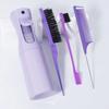 4pcs Comb Spray Bottle Set, Tease Comb Mouse Tail Comb Edge Brush for Back Brushing,slicking Hair For Hair Accessories