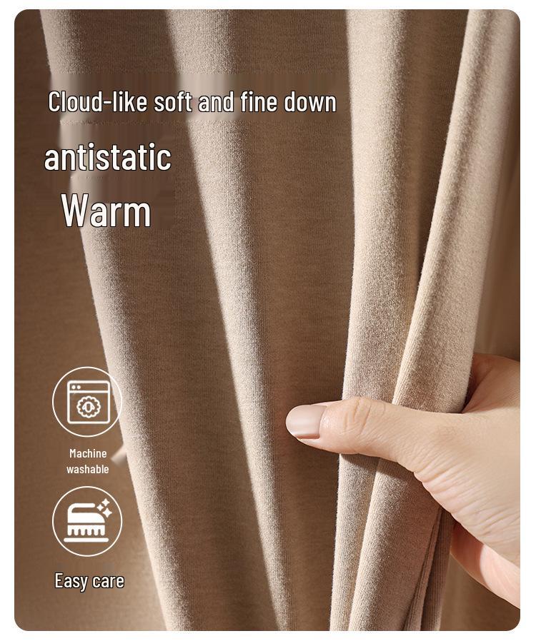 Women's Gray Winter High-Neck Base Layer Shirt - Thick, Warm, Stylish Plus Velvet Inner Wear