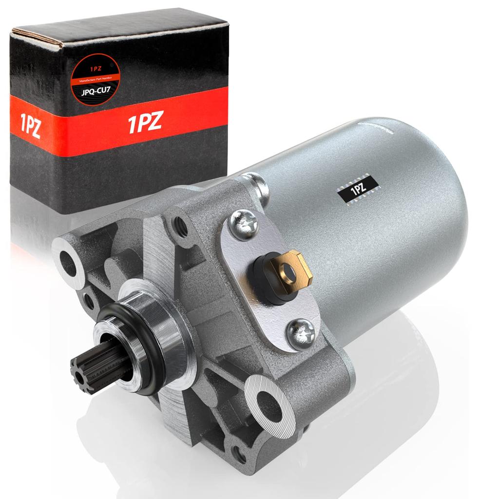 1PZ JPQ-CU7 Starter Motor for Honda Dio AF62 AF68, Today AF61 AF67, Spacy 100 JF13, Lead 110 JF19, Dio 110 JF31. Durable, Aftermarket Engine Part for