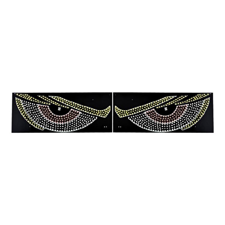Flexible Devil Eye Decorative LED Light Sign For Creating Enchanting Atmospheres Modern Interiors Creative Indoor Spaces