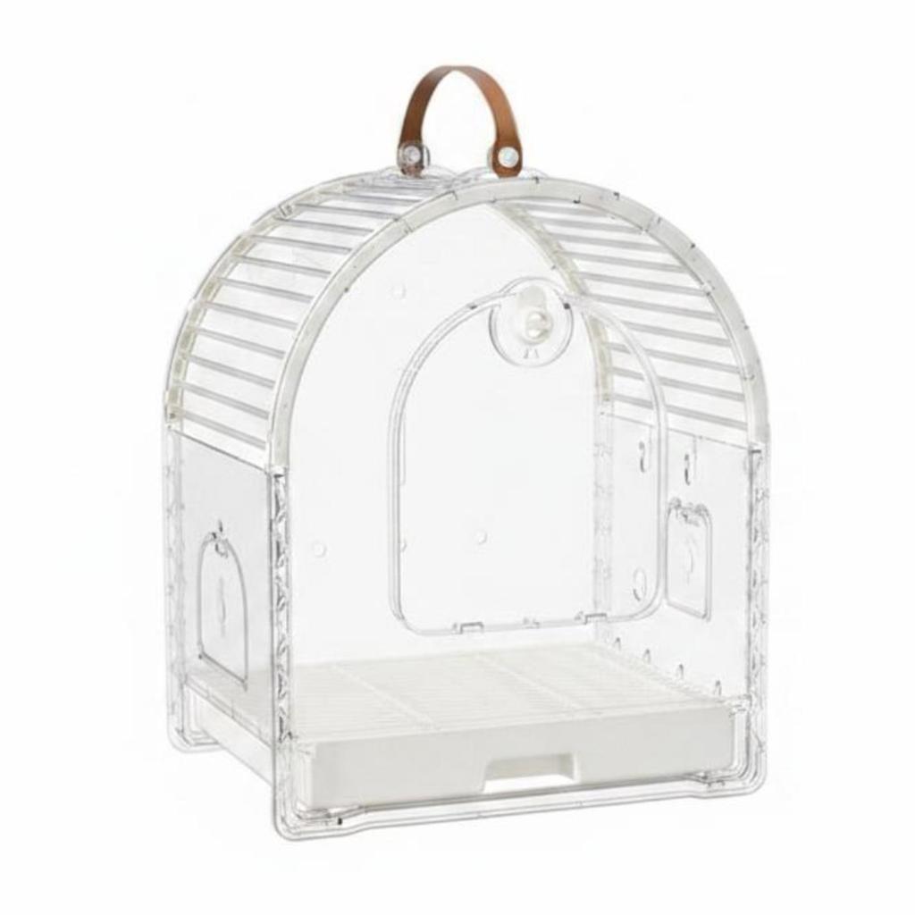 Outdoor Bird Carrier Winter Warm Portable Parrot Cage Easy to Carry Mobile