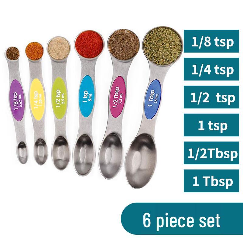 

MDNG Double-Headed Stainless Steel Measuring Spoon Set