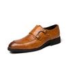 Mens Dress Monks Casual Leather Formal Fashion Wedding Designer Luxury Loafers Oxfords Business Shoes for Men with Free Shipping