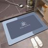 HOMZY Super Absorbent Diatom Mud Non-slip Bathroom Mat Toilet Anti-skid Bathtub Foot Mat Kitchen Living Room Floor Mat Home Decor
