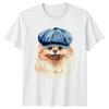 Pomeranian Dog Breed Watercolor Art Unisexs TShirt Canine Pet Lover